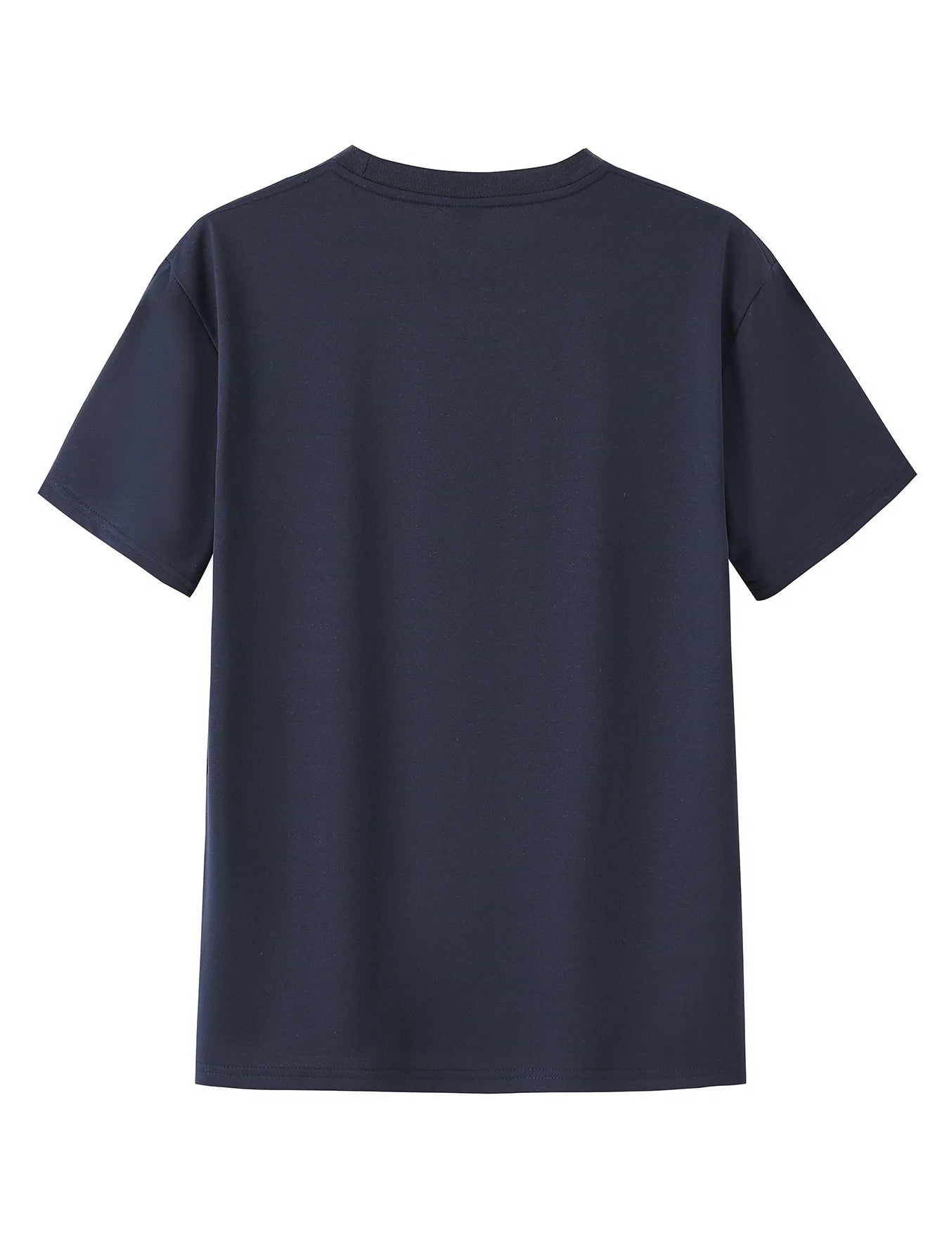 Cotton Fashionable Casual Loose Solid Color Multi-Color Optional Sports Round Neck Short Sleeve T-Shirt Top