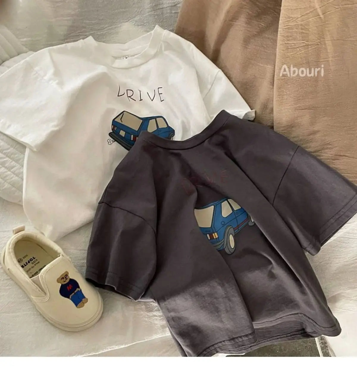 Cotton Half Sleeve T-Shirt Boys Kids Unisex Clothing Sports Casual T-Shirt
