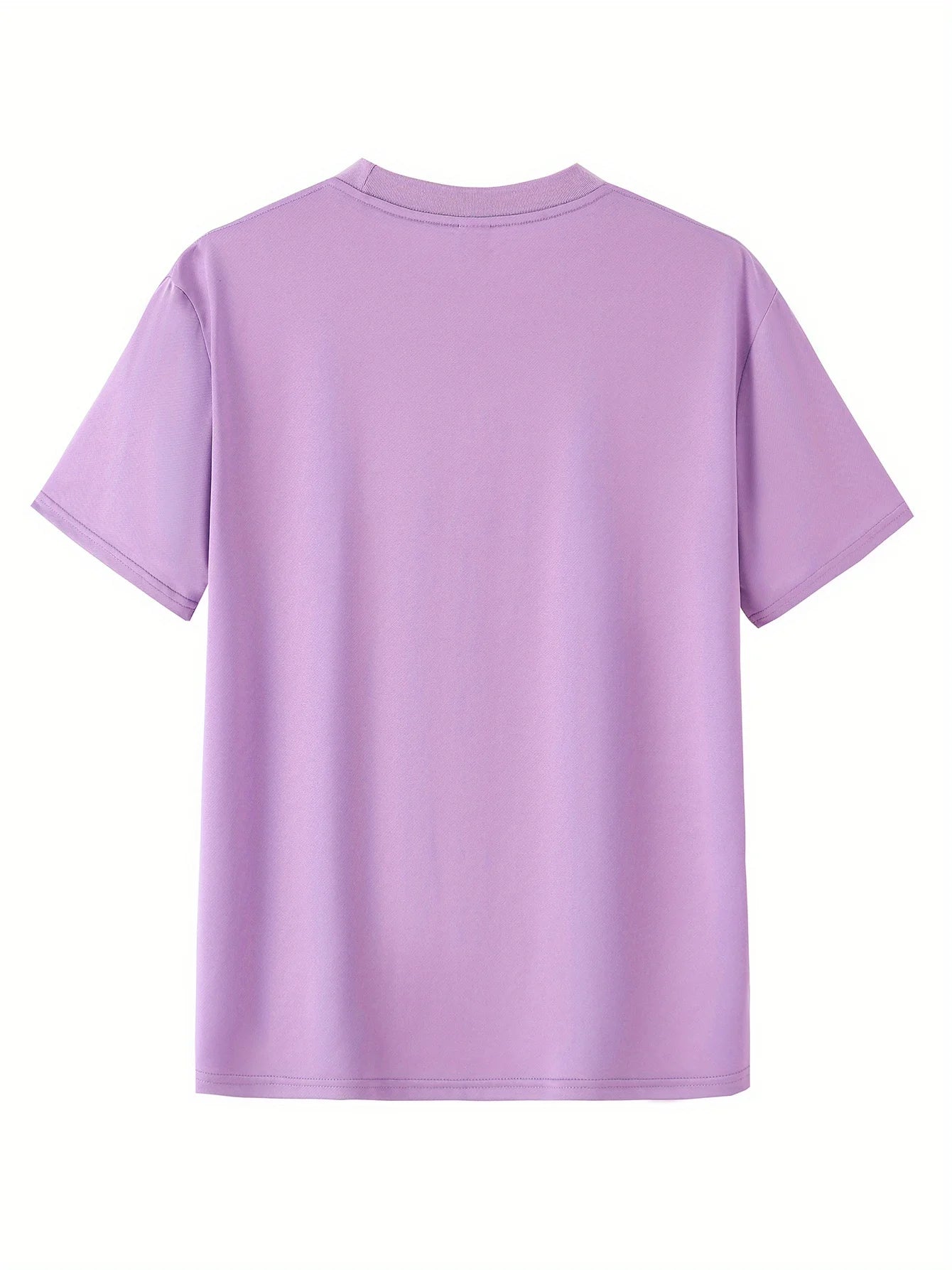 Cotton Fashionable Casual Loose Solid Color Multi-Color Optional Sports Round Neck Short Sleeve T-Shirt Top