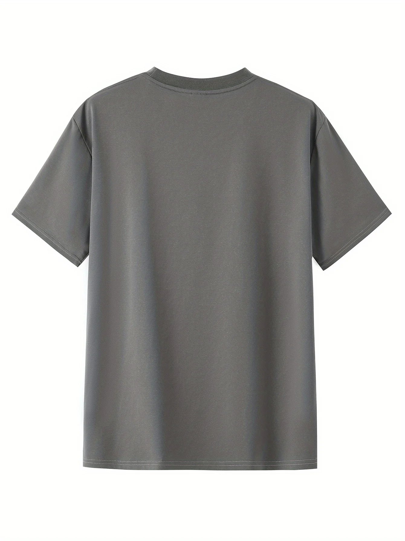 Cotton Fashionable Casual Loose Solid Color Multi-Color Optional Sports Round Neck Short Sleeve T-Shirt Top