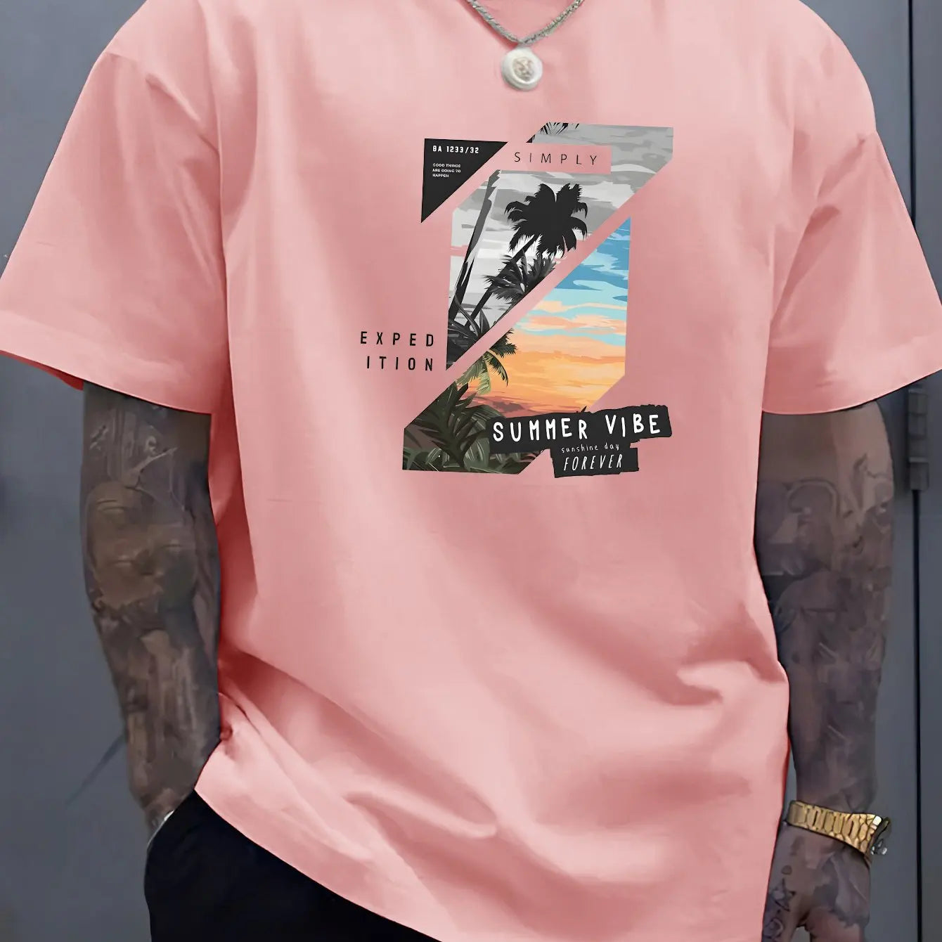 Cotton Fashionable Casual Loose Solid Color Multi-Color Optional Sports Round Neck Short Sleeve T-Shirt Top