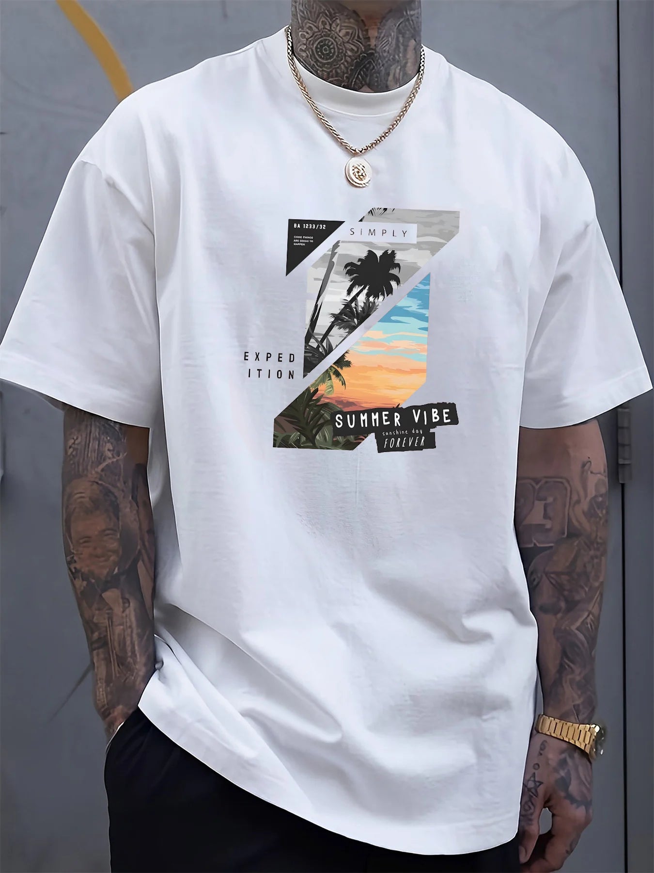 Cotton Fashionable Casual Loose Solid Color Multi-Color Optional Sports Round Neck Short Sleeve T-Shirt Top