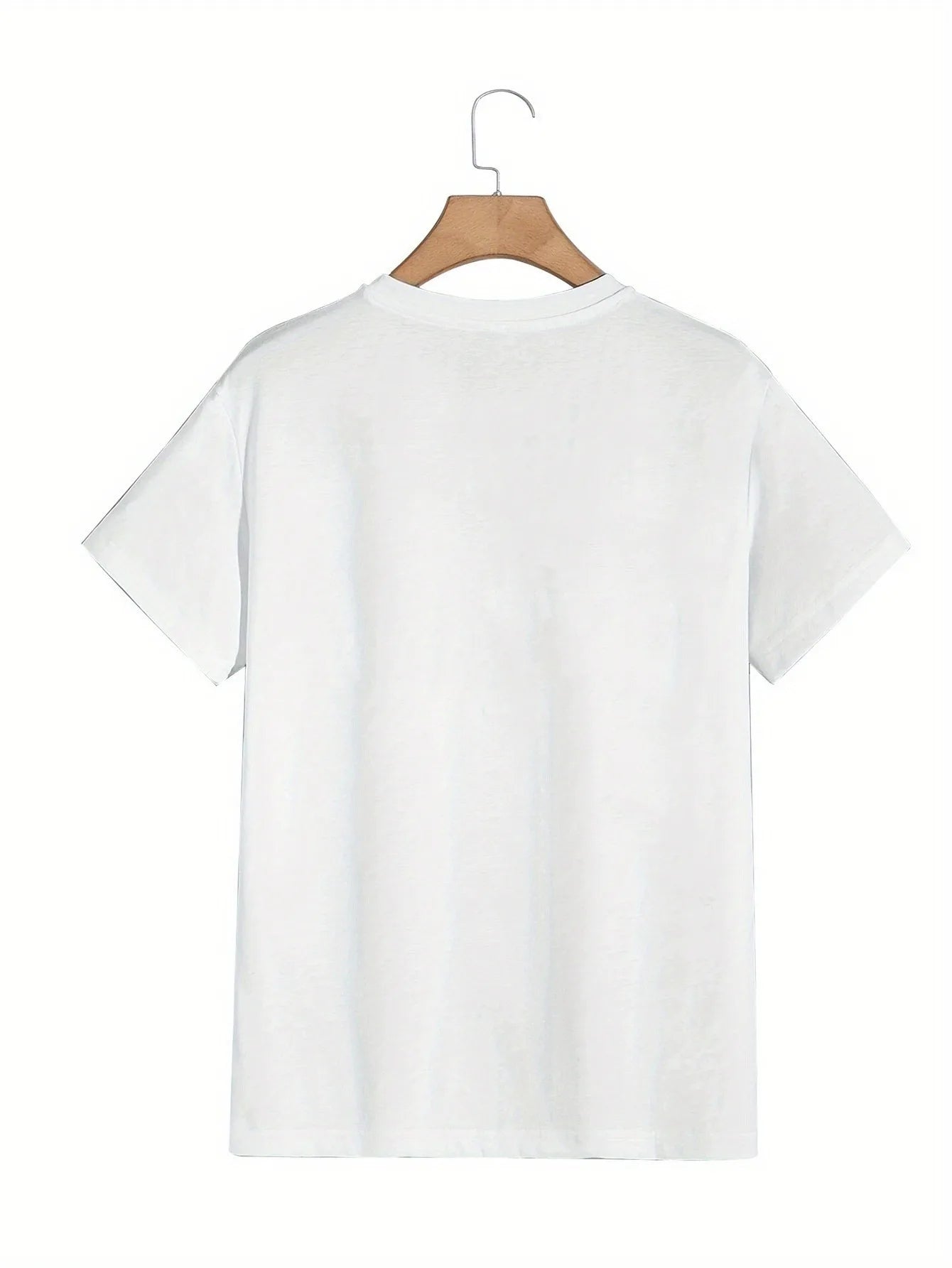 100% Cotton Fashion Los Angeles Letter Printed Loose Large Casual Comfortable Round Neck Short Sleeve T-shirt Top