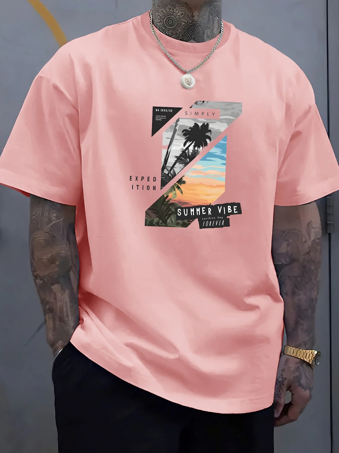Cotton Fashionable Casual Loose Solid Color Multi-Color Optional Sports Round Neck Short Sleeve T-Shirt Top